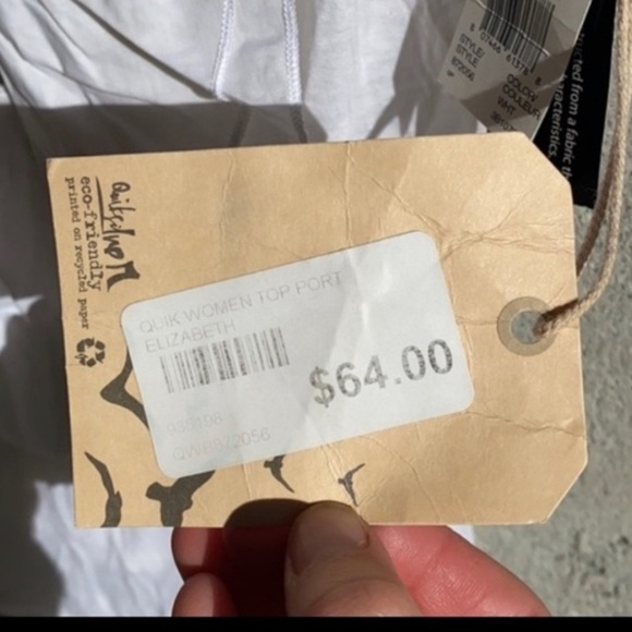 Quiksilver Port Elizabeth Cami in Charcoal - Picture 8 of 9